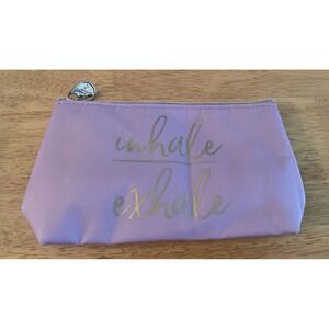 YOUNG LIVING Inhale Exhale Essential Oil Travel Bag Lavender Gold NEW YL Makeup